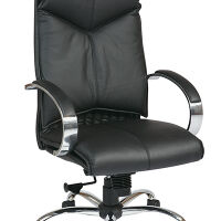 Deluxe High-Back Executive Leather Chair