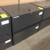 USED 2 DRAWER LATERAL W FLIP TOP 36