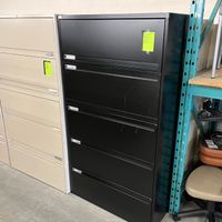 USED 5 DRAWER LATERAL - BLACK QTY:6