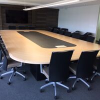 Custom Board Room Table and Sona Chairs