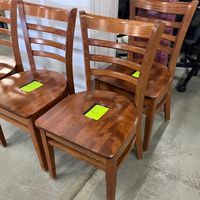 USED WOOD KITCHEN CHAIR