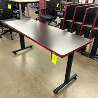 USED TRAINING TABLE W FLIP TOP 24