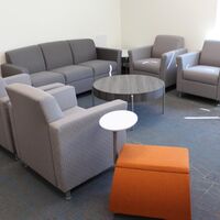 Ideon Composium Soft Seating, Arcadia Spot Benches and Encore Kenzie Tables